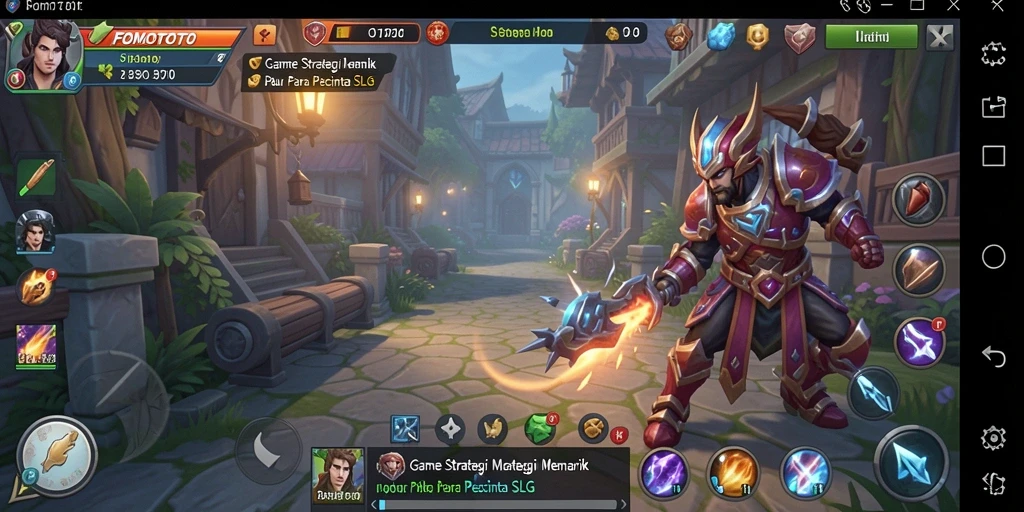 Tangkapan layar gameplay FOMOTOTO yang menarik