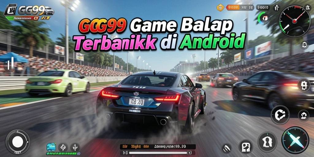 Gameplay balap yang mendebarkan di GG99.
