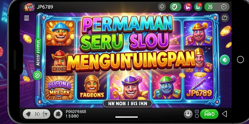 Screenshot gameplay JP6789 yang menggambarkan keseruan permainan slot.