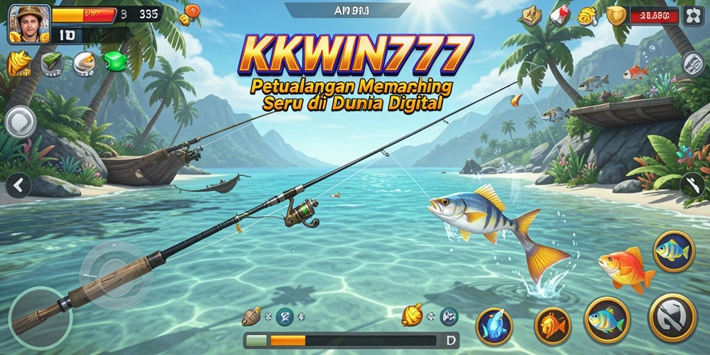 Screenshot KKWIN777 menunjukkan gameplay memancing yang seru dan mengasyikkan.