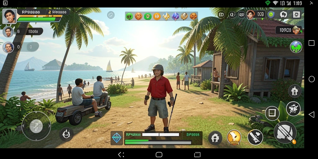 Tampilan gameplay menarik dan penuh warna dari RP8888.