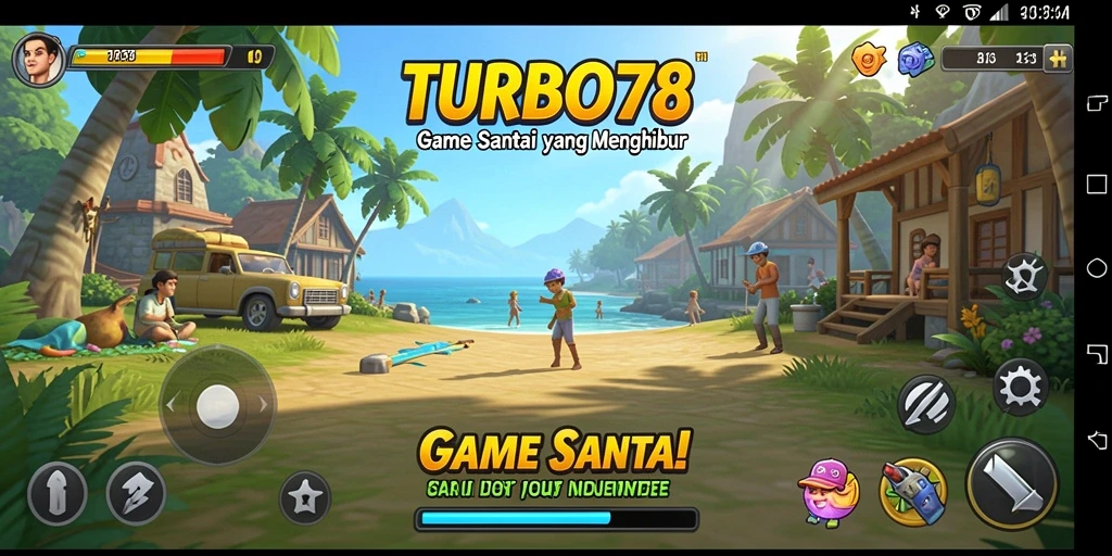 Gameplay TURBO78 dengan grafis cerah dan interaksi yang menyenangkan.